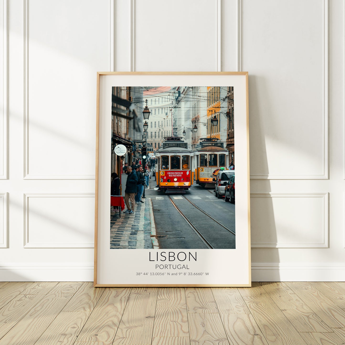 Lisbon Portugal Vibrant Travel Poster