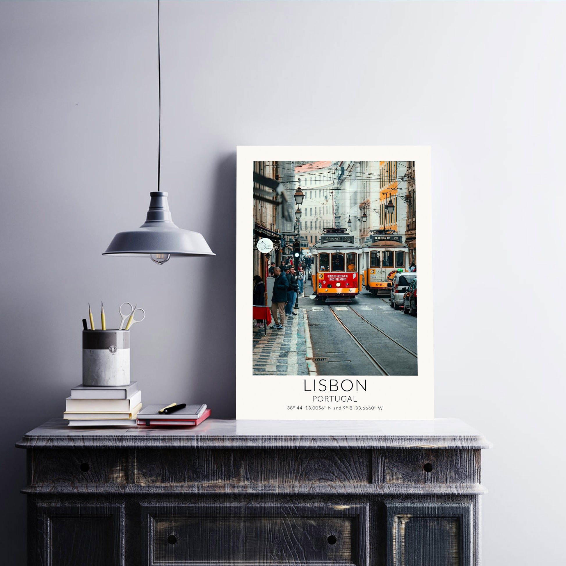 Lisbon Portugal Vibrant Travel Poster