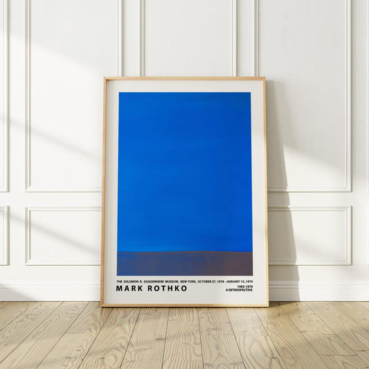 Mark Rothko 1978 Abstract Art New York Exhibition Poster