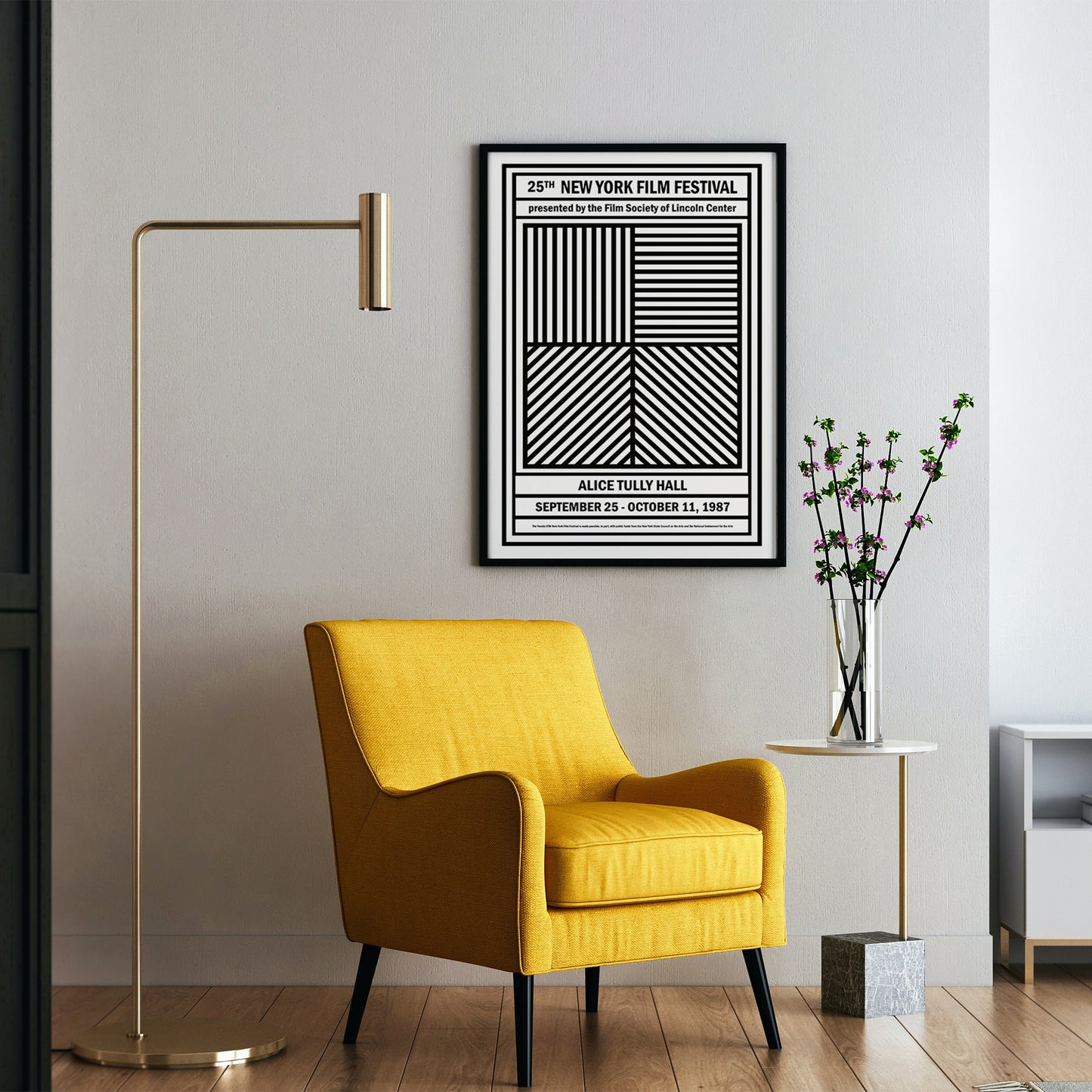 25th New York Film Festival, 1987 Exhibition Poster