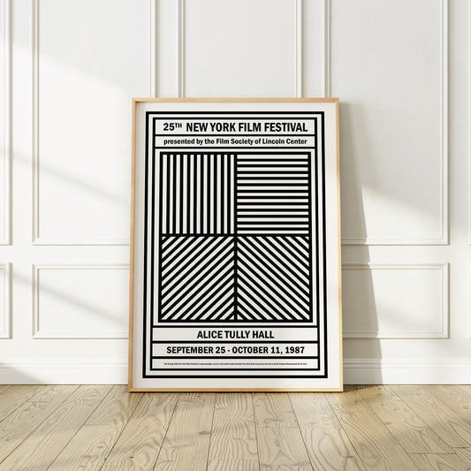 25th New York Film Festival, 1987 Exhibition Poster