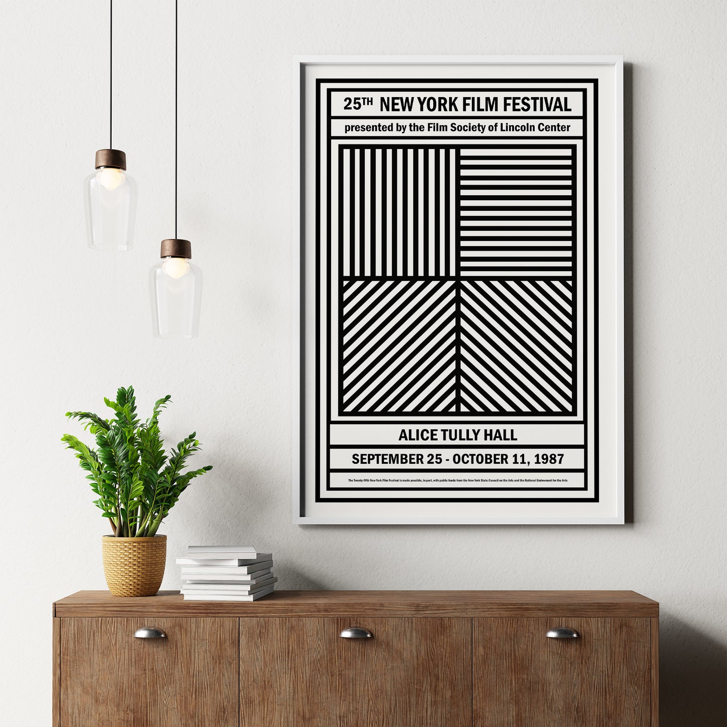 25th New York Film Festival, 1987 Exhibition Poster