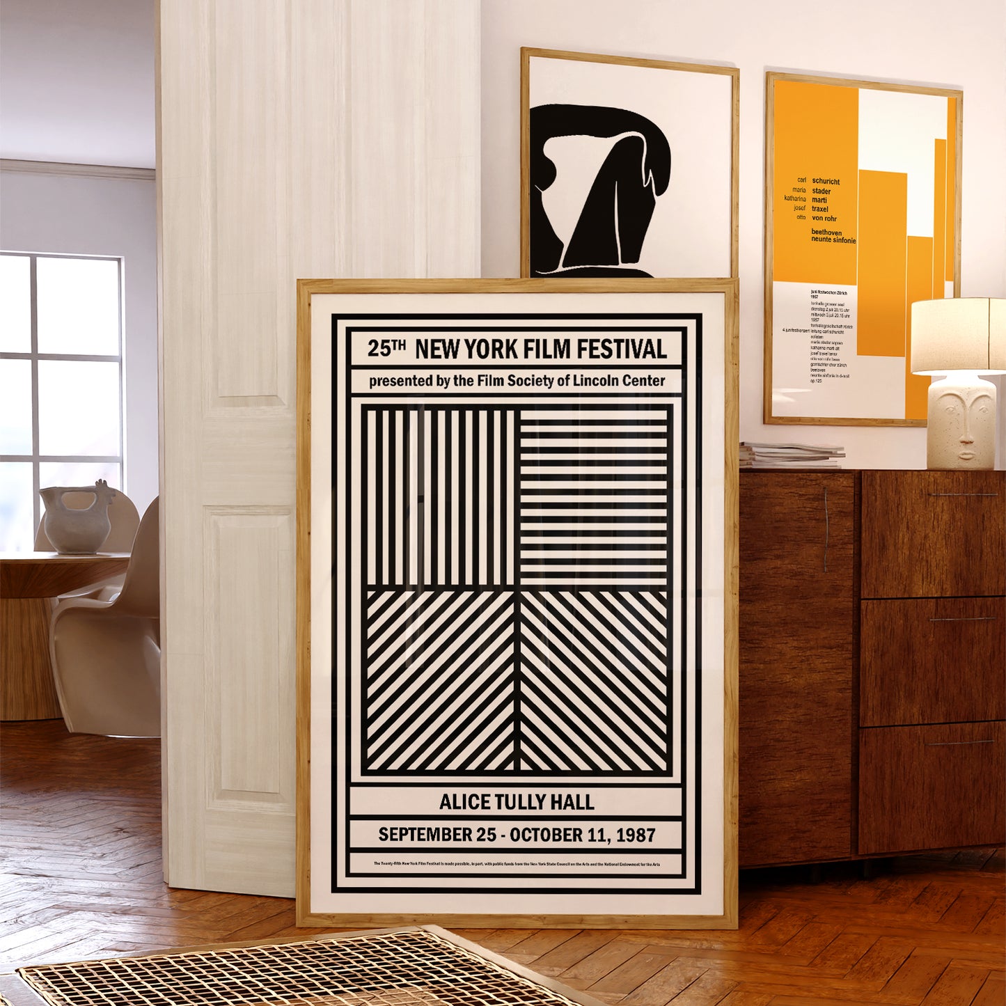 25th New York Film Festival, 1987 Exhibition Poster