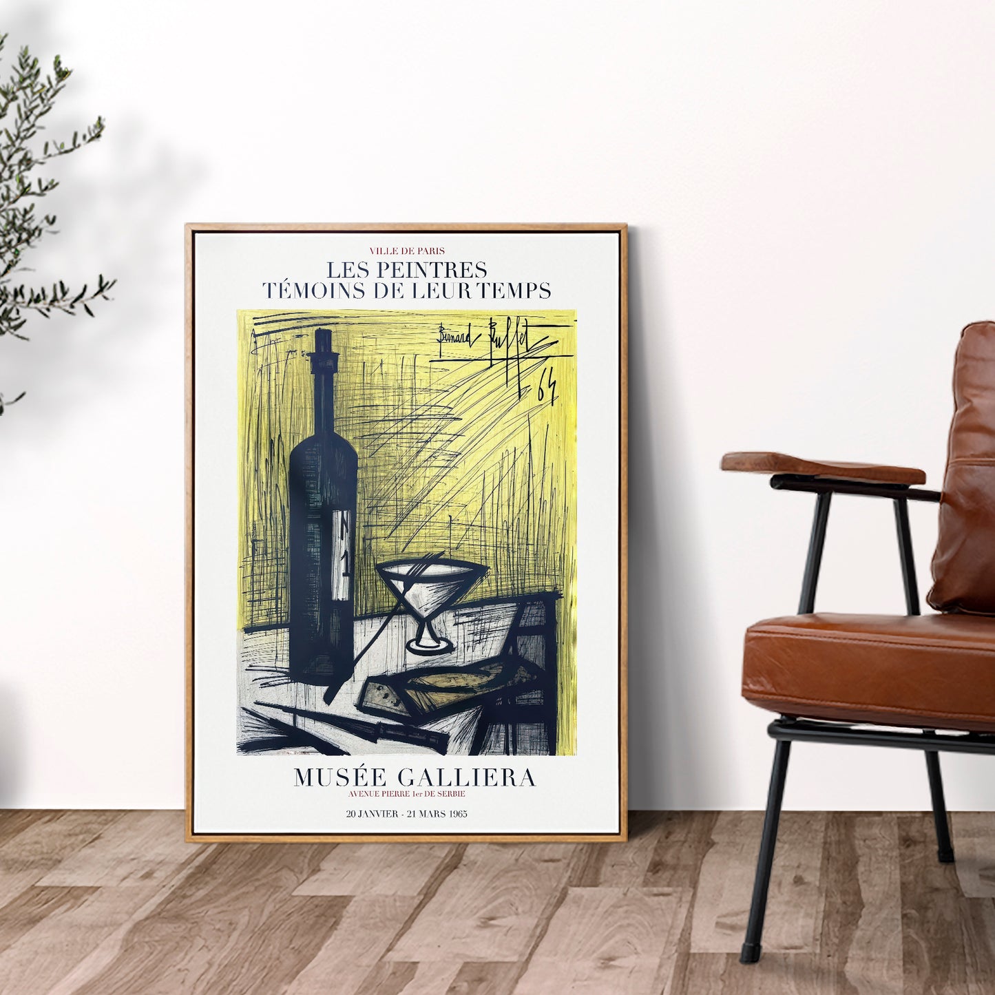 Les Peintres Temoins de Leur Temps, Galliera Museum Exhibition Poster, Paris 1964