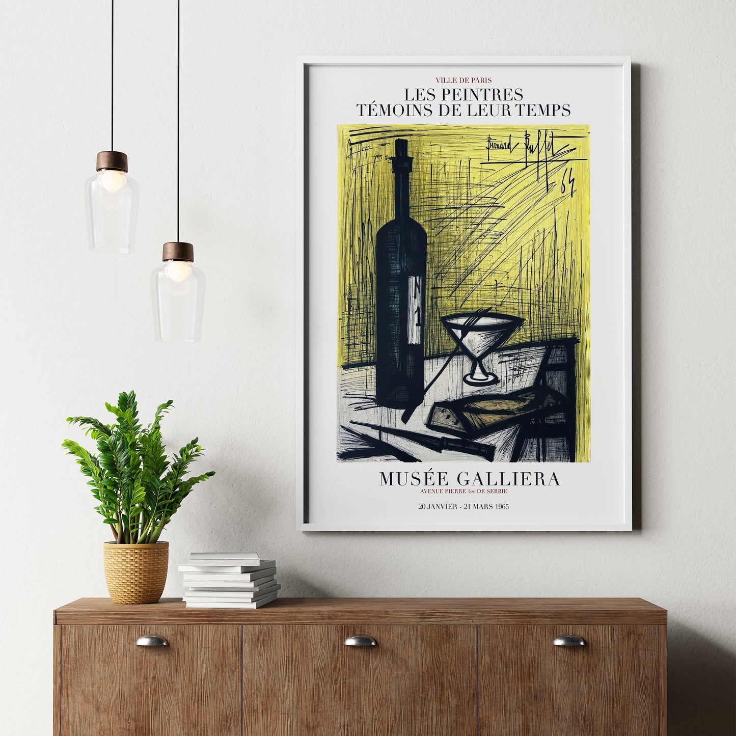 Les Peintres Temoins de Leur Temps, Galliera Museum Exhibition Poster, Paris 1964