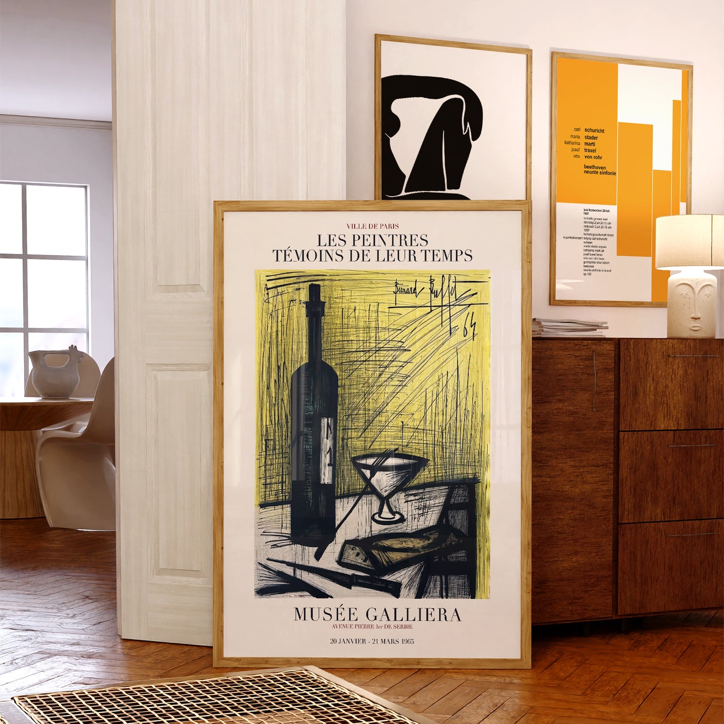 Les Peintres Temoins de Leur Temps, Galliera Museum Exhibition Poster, Paris 1964