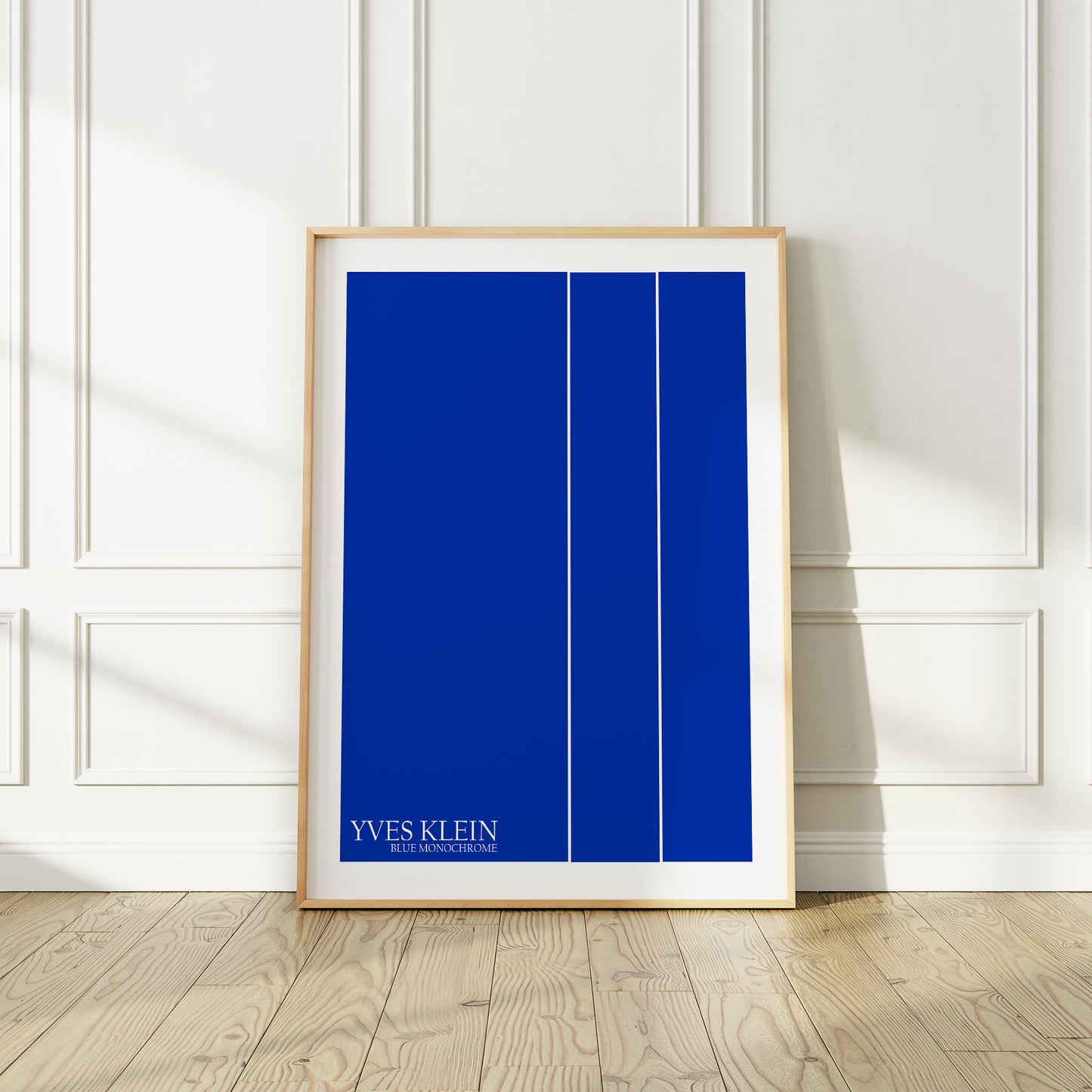 Affiche du milieu du siècle « Monochrome bleu » d'Yves Klein