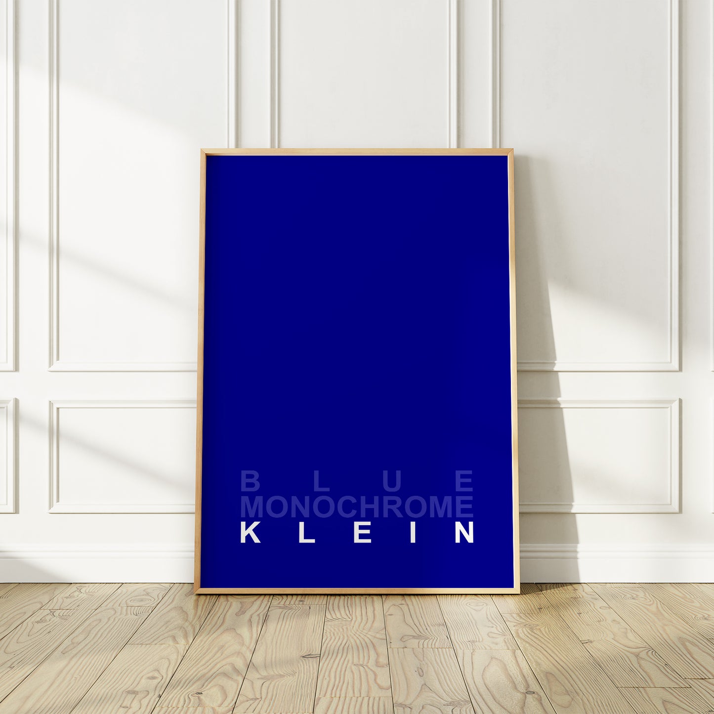 Yves Klein Art Print, Blue Monochrome