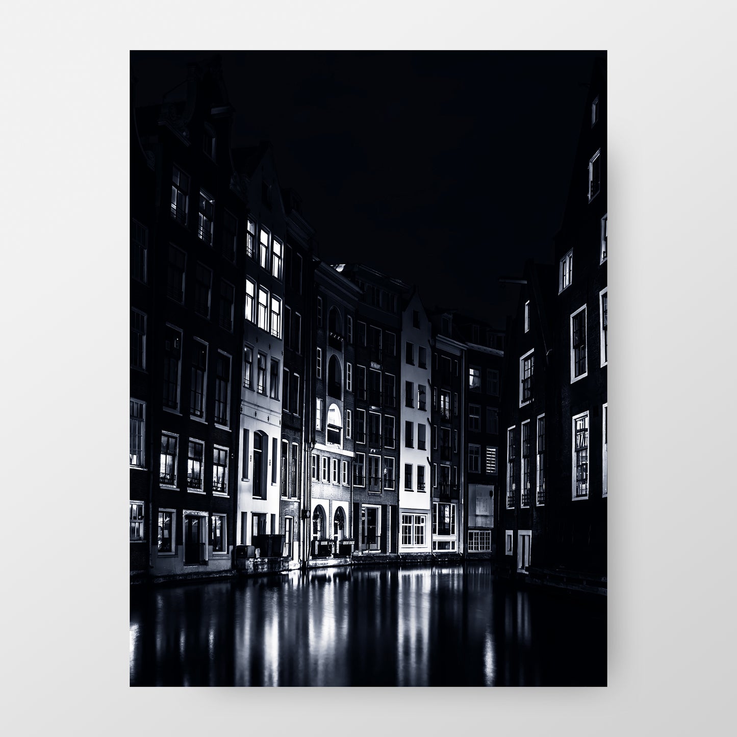 Amsterdam Poster | Black and White Photography