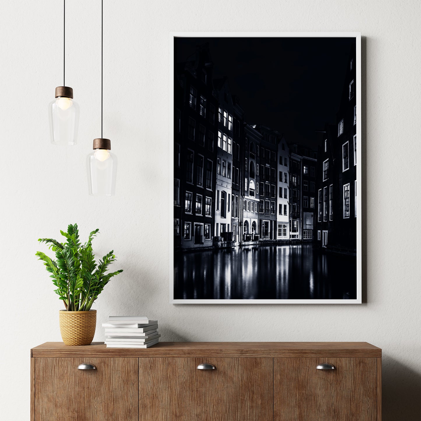 Amsterdam Poster | Black and White Photography