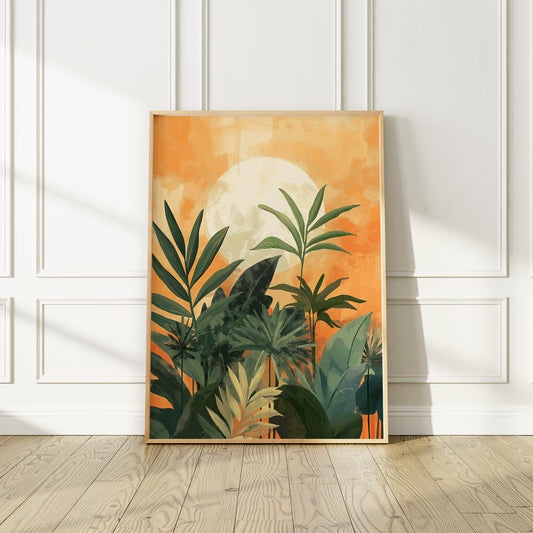 Mid-Century Modern Abstract Art Print