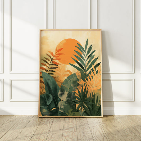 Mid-Century Modern Abstract Art Print