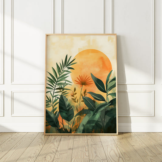 Mid-Century Modern Abstract Art Print