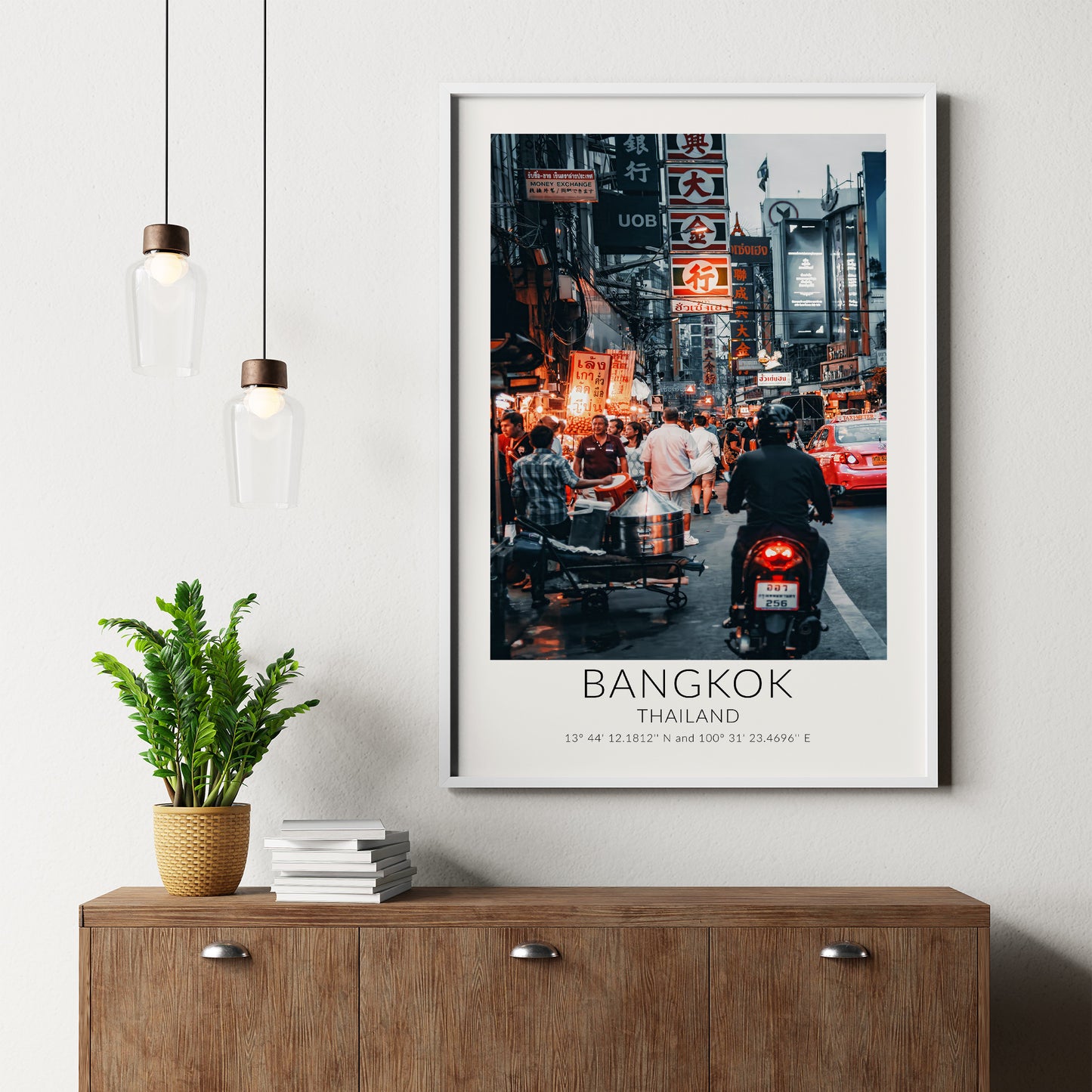 Vibrant Bangkok Thailand Travel Poster