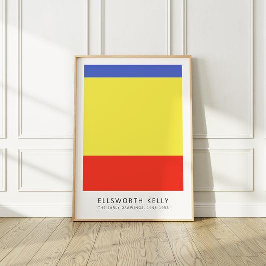 Ellsworth Kelly Vibrant Exhibition Poster