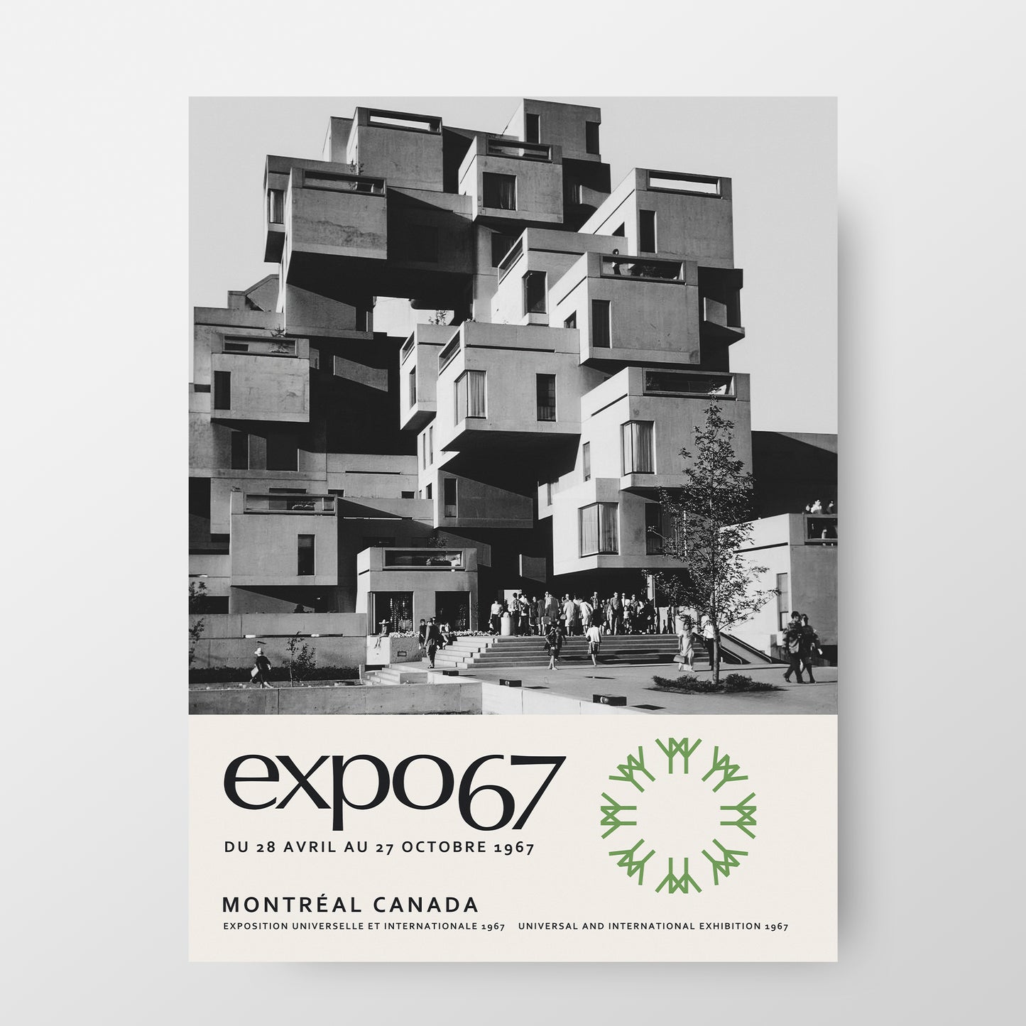 Montreal Expo 67 "Habitat 67" Poster