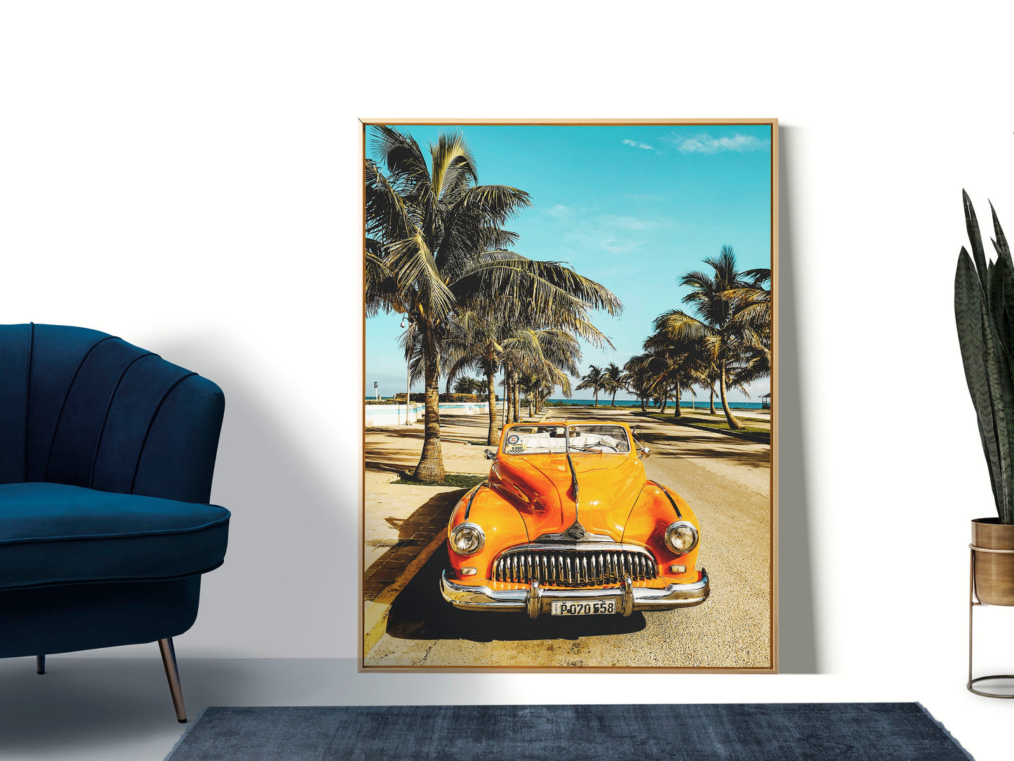 Classic car in Havana Cuba Poster