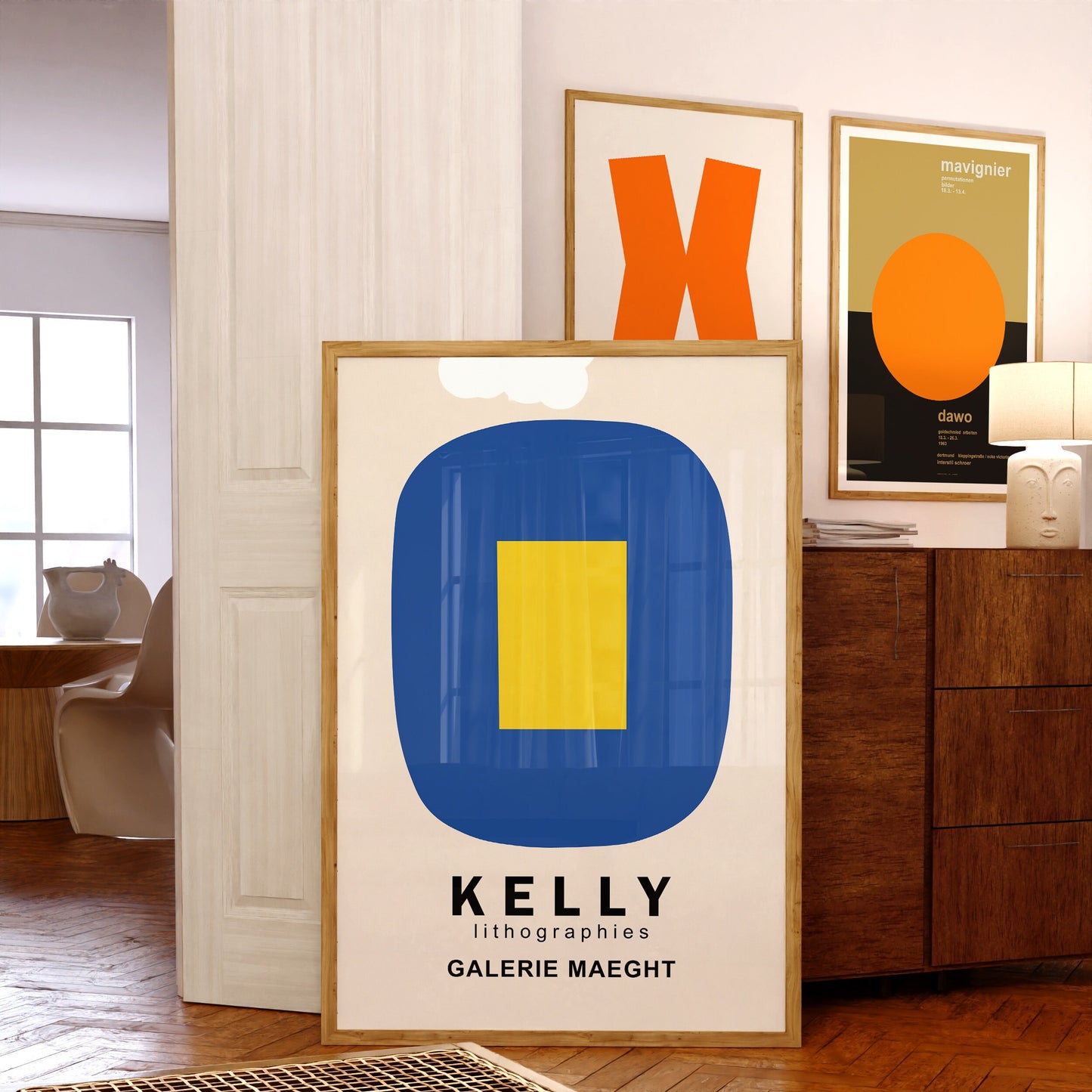 Ellsworth Kelly 1965 Exhibition Poster