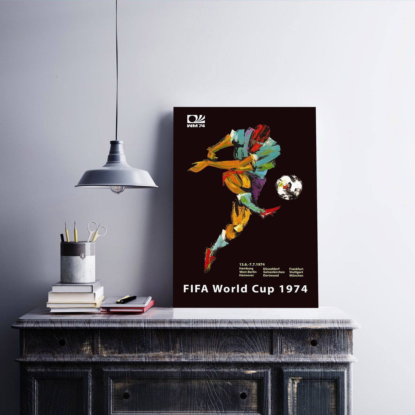 World Cup 1974 Poster, Deutschland 74