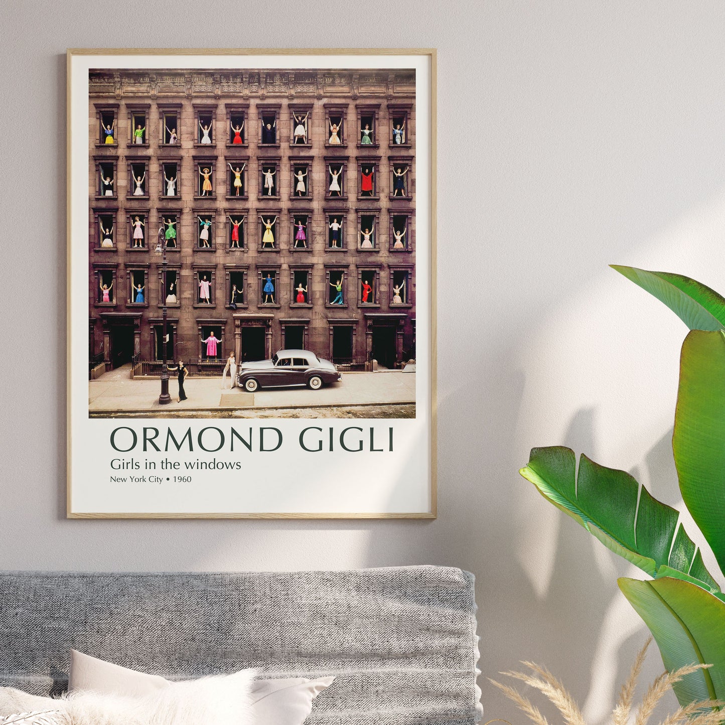 Ormond Gigli New York City 1960 "Girls in Windows" Poster