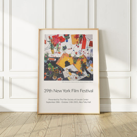 New York 2001 Film Festival Poster by Manny Farber