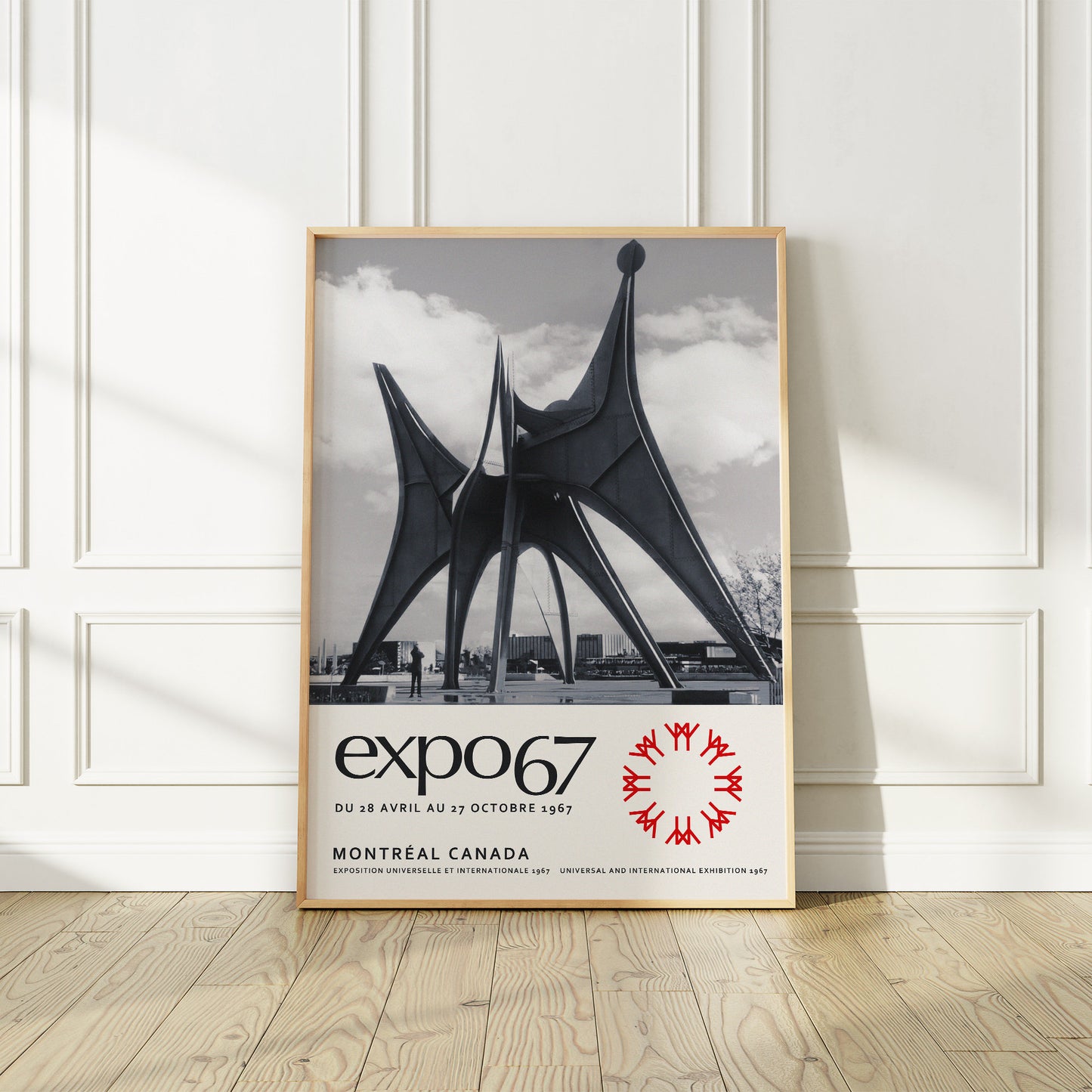 Alexander Calder at the Montreal Expo 67 Poster