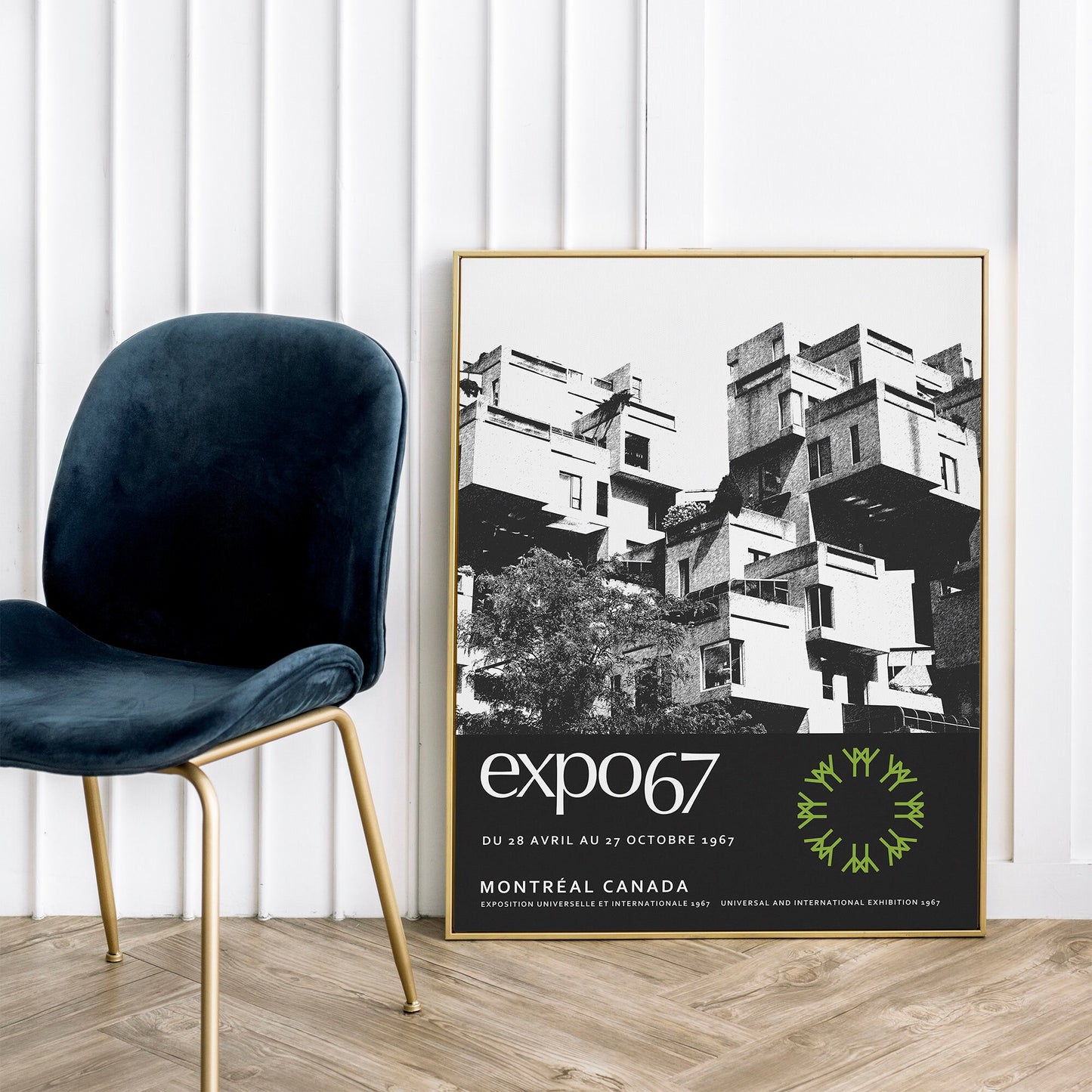 Montreal Expo 67 "Habitat 67" Poster