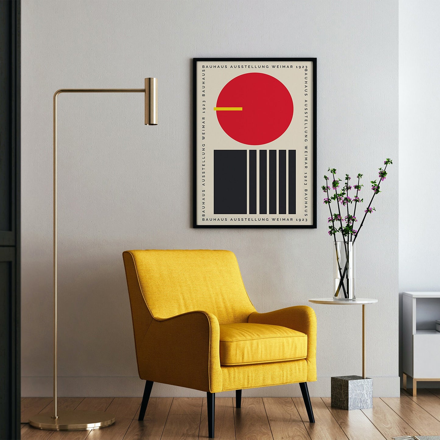 Bauhaus Vibrant Exhibition Poster