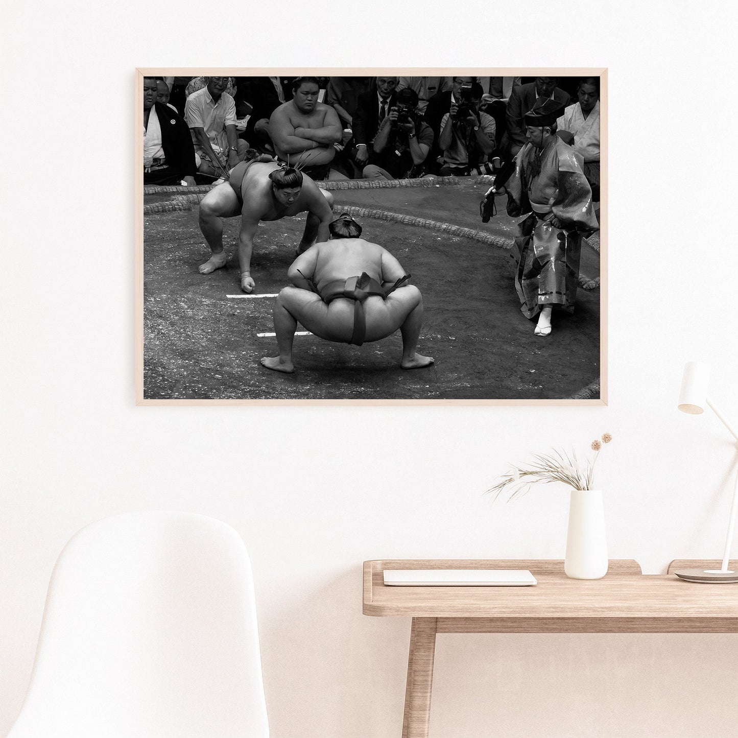 Sumo Rikishi at the Tokyo Grand Tournament Photography Print