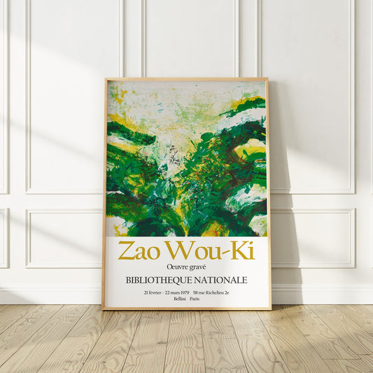 Zao Wou-Ki 1979 Exhibition Poster