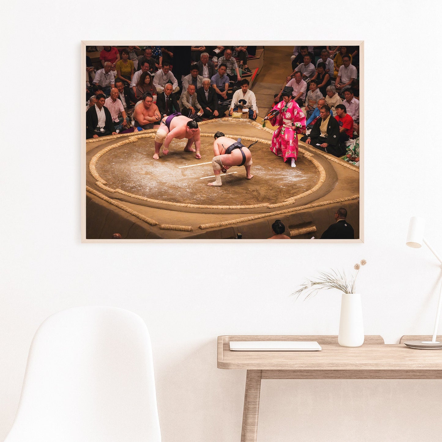 Sumo at the Tokyo Grand Tournament Photography Print