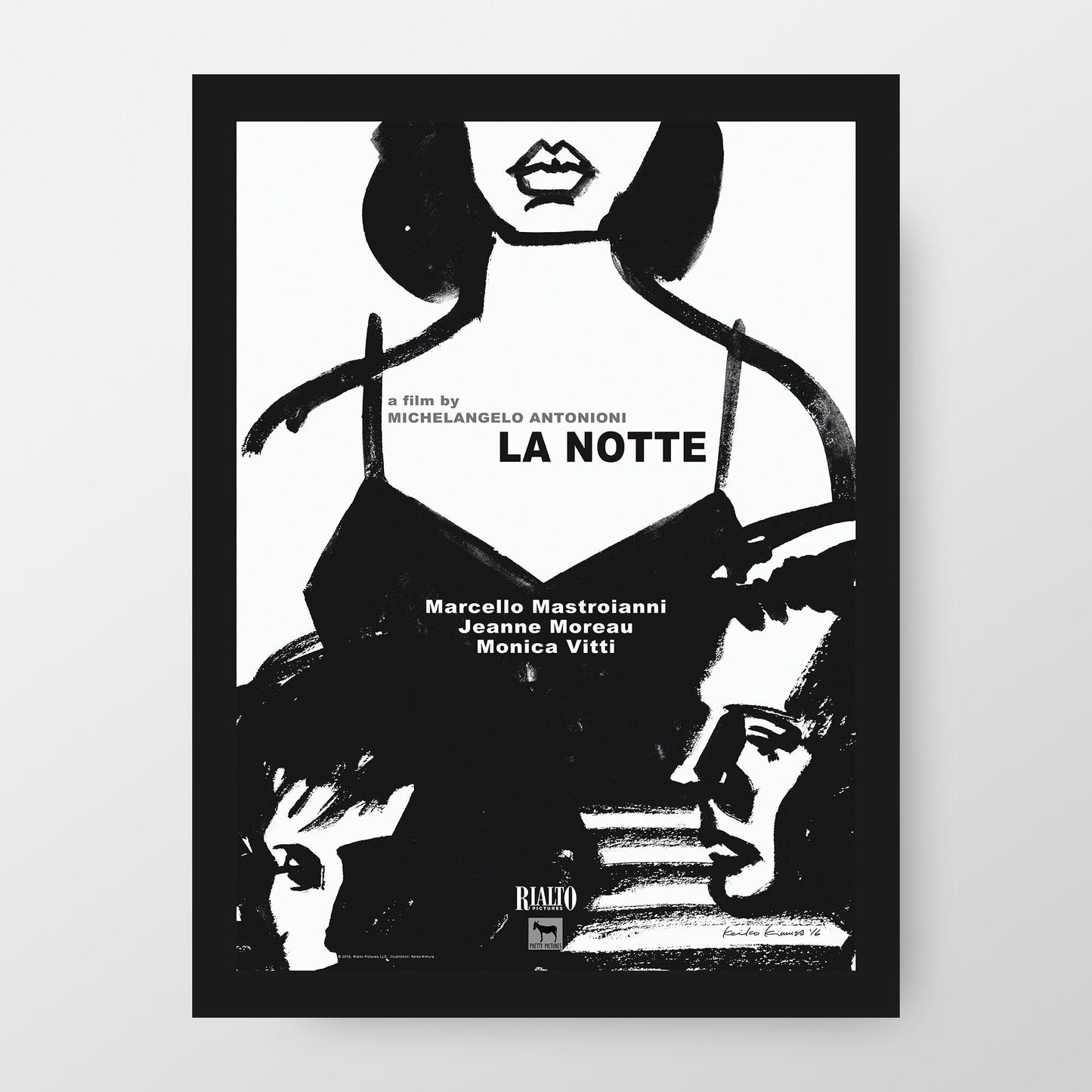 La Notte (1961) Italian Movie by Michelangelo Antonioni Poster