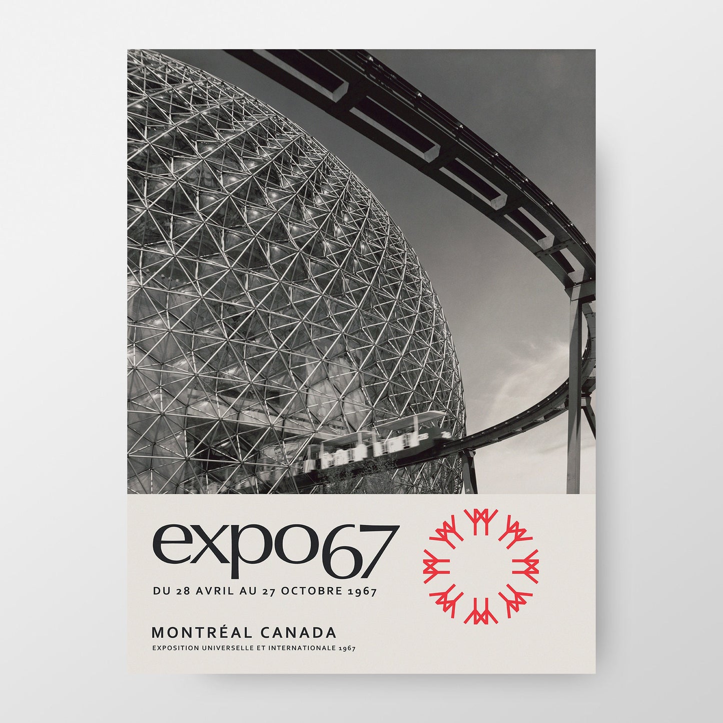 Montreal Expo 67 World Fair Poster, USA Pavilion