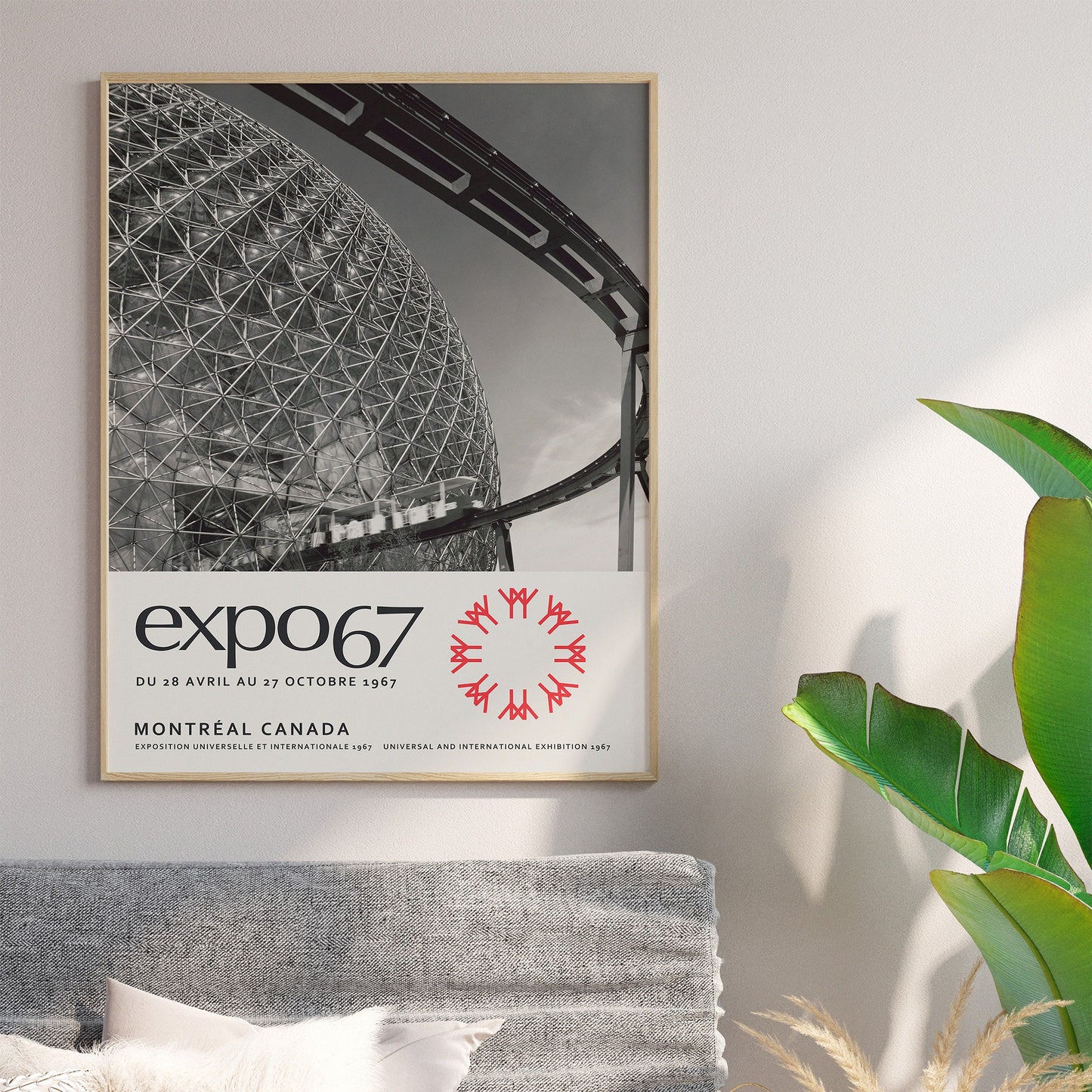 Montreal Expo 67 World Fair Poster, USA Pavilion