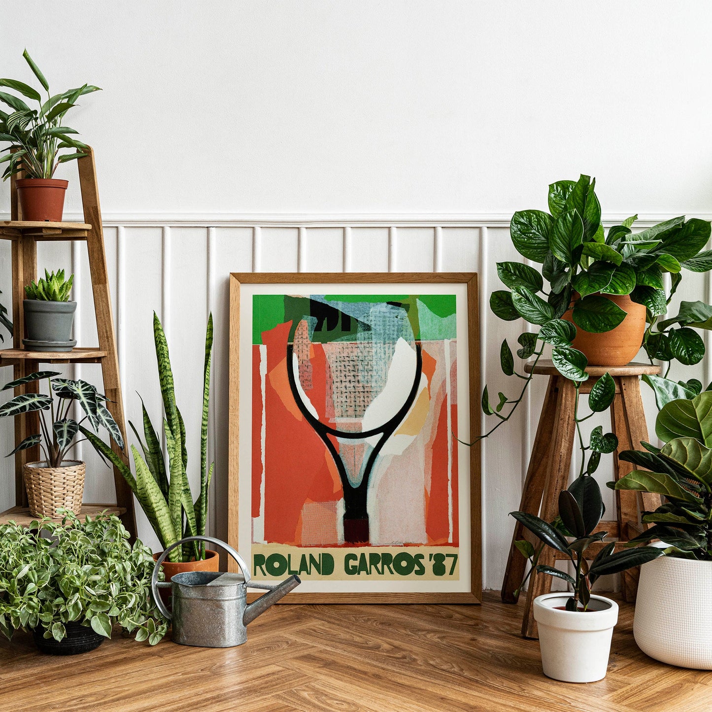 Roland Garros 1987 Tennis Poster