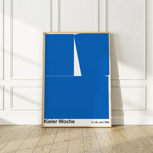 Kieler Woche 1964, The Kiel Week Sailing Event Poster