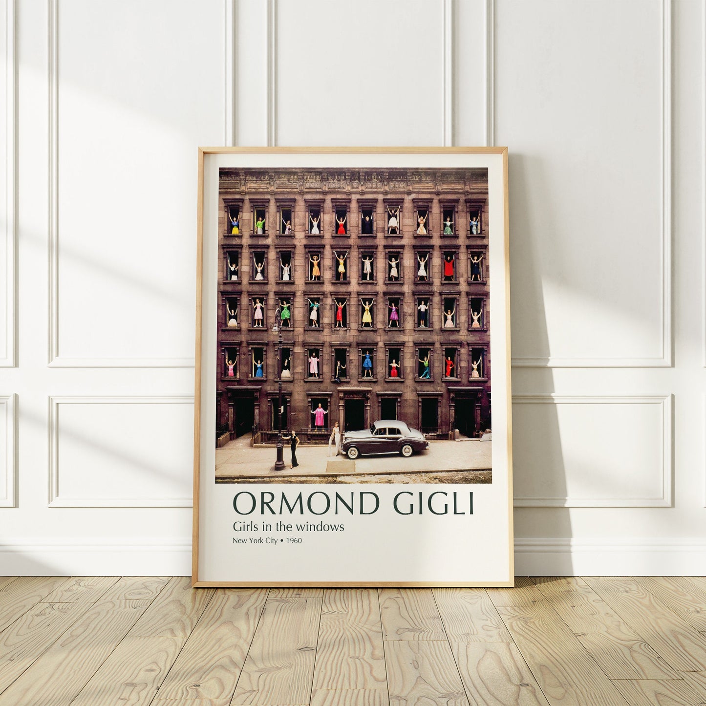 Ormond Gigli New York City 1960 "Girls in Windows" Poster