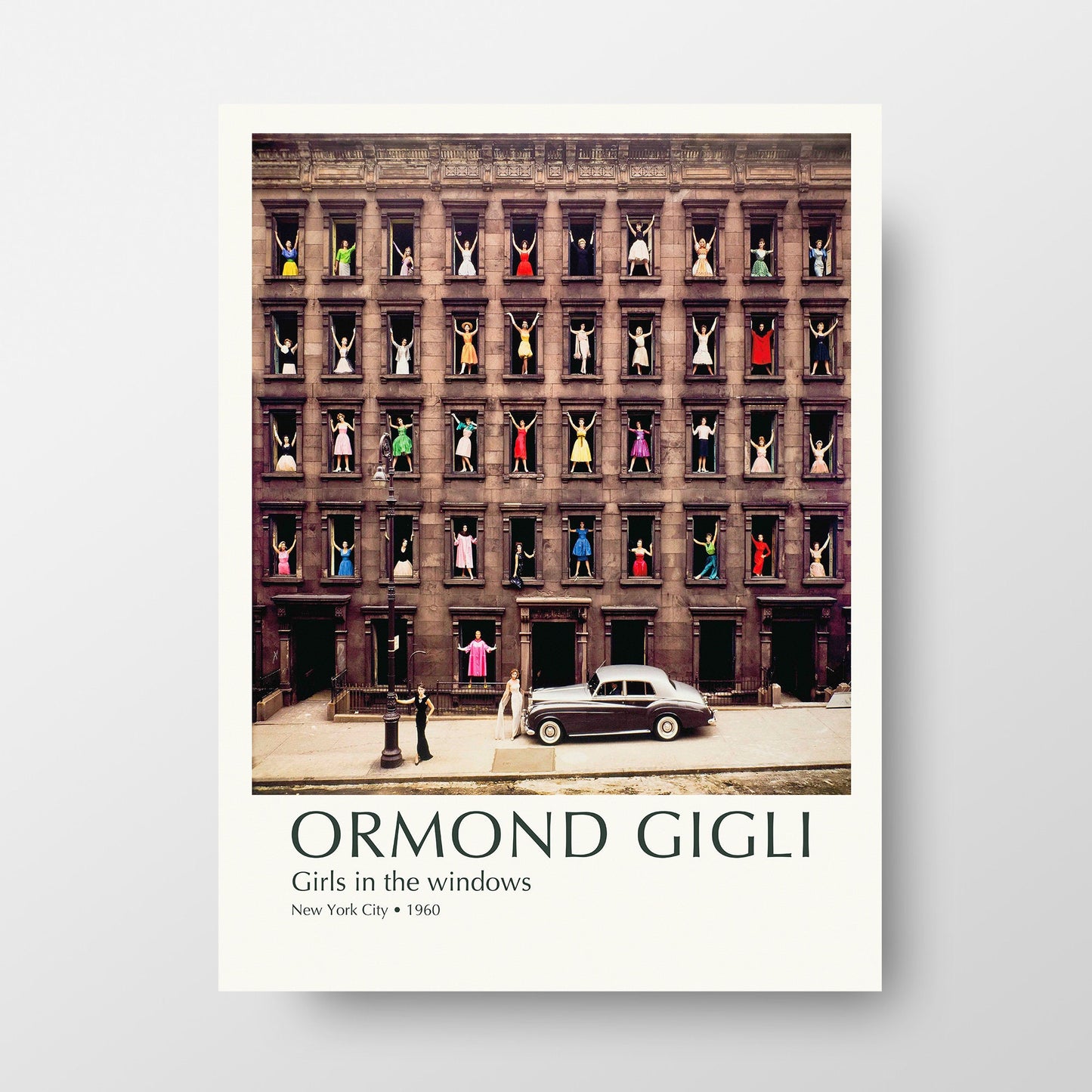 Ormond Gigli New York City 1960 "Girls in Windows" Poster