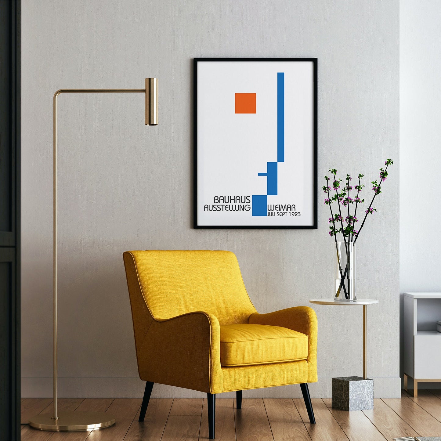 Bauhaus Ausstellung Weimar 1923 Art Print, Geometric forms Design