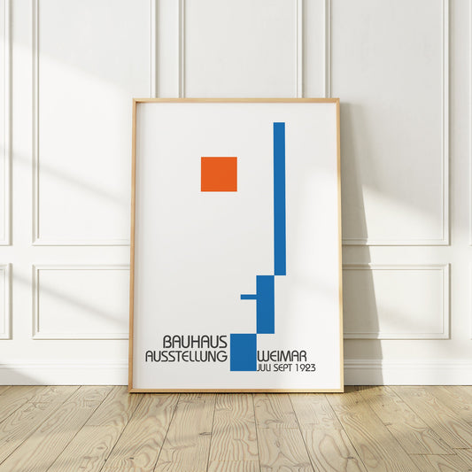 Bauhaus Ausstellung Weimar 1923 Art Print, Geometric forms Design