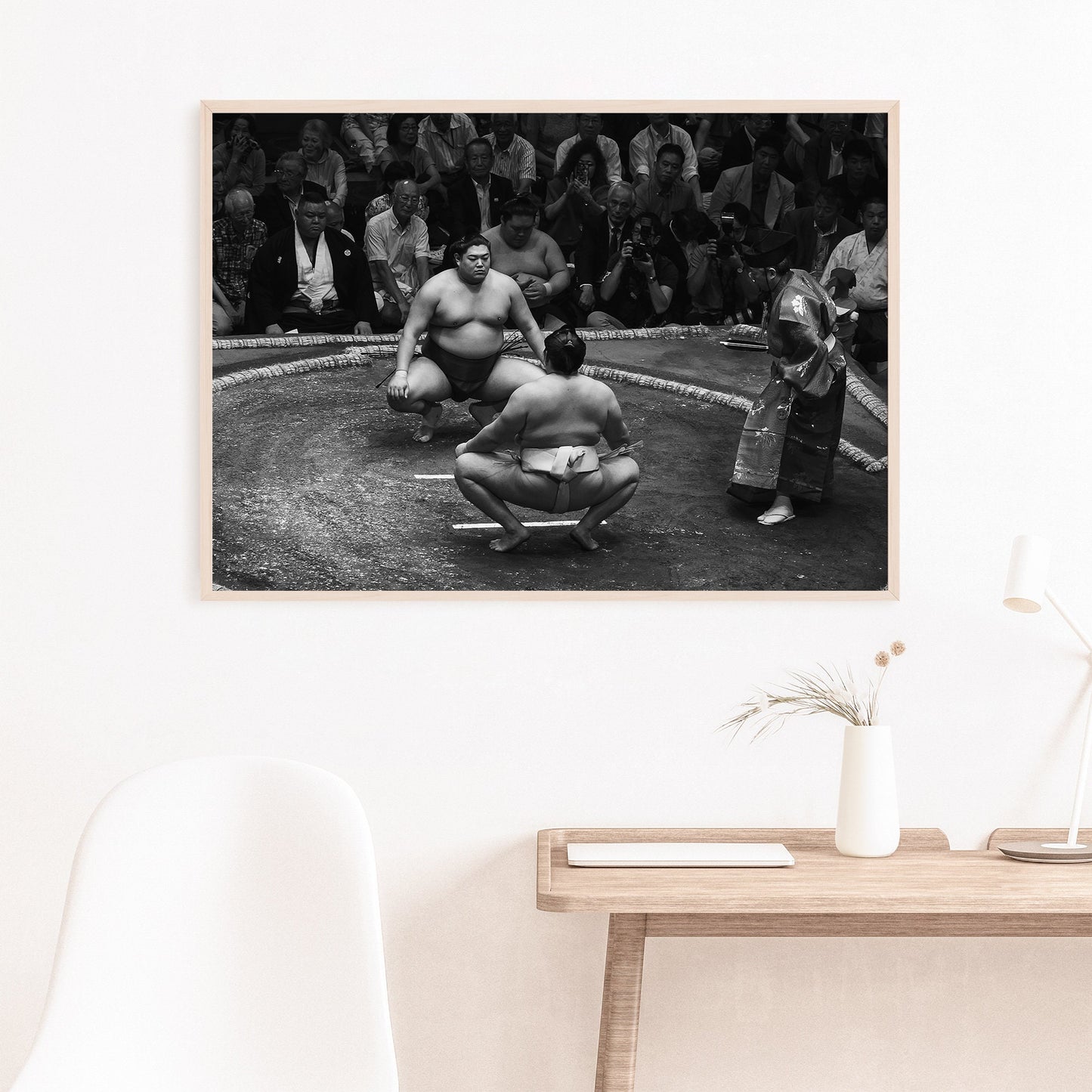 Sumos at the Tokyo Grand Tournament Photography Print