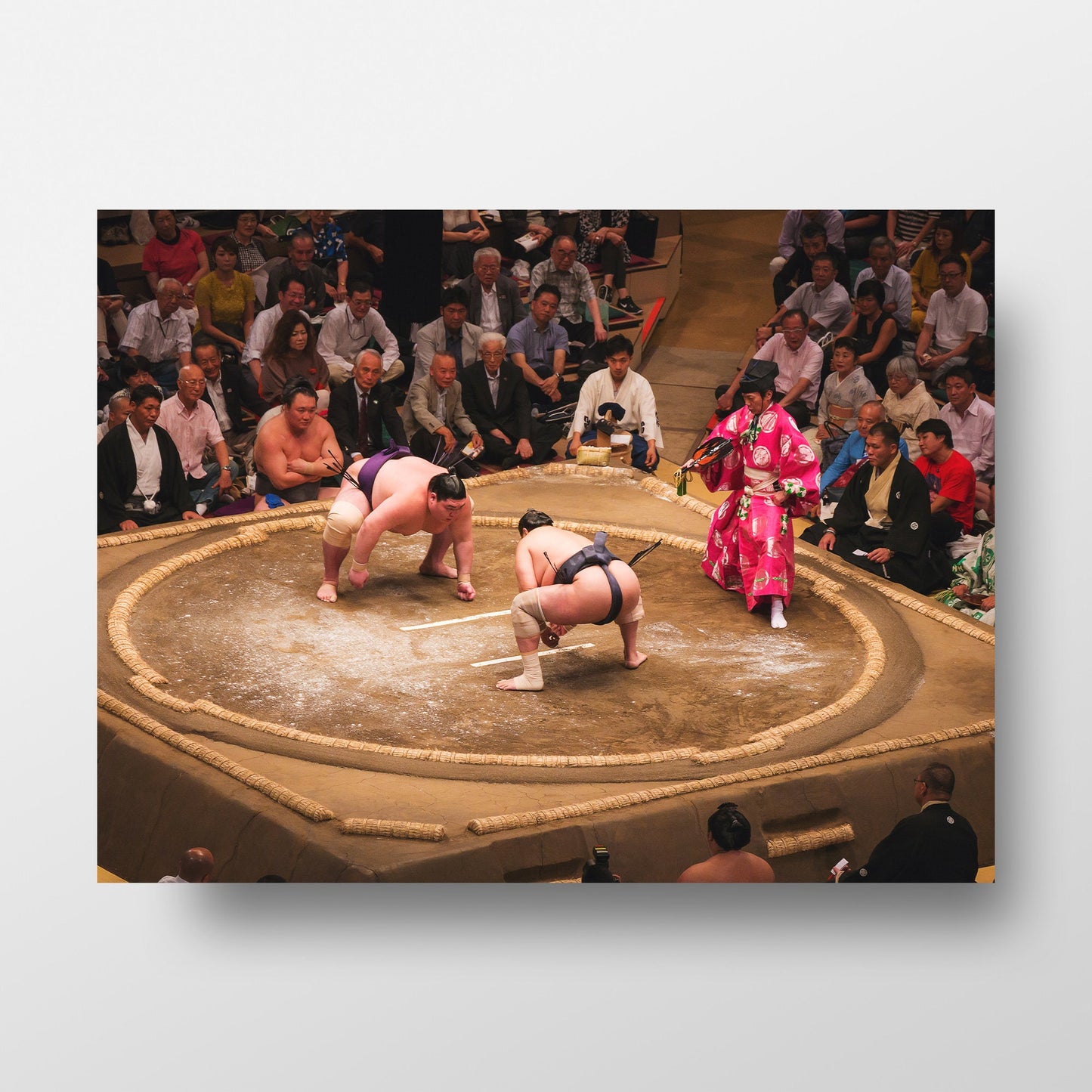 Sumo at the Tokyo Grand Tournament Photography Print