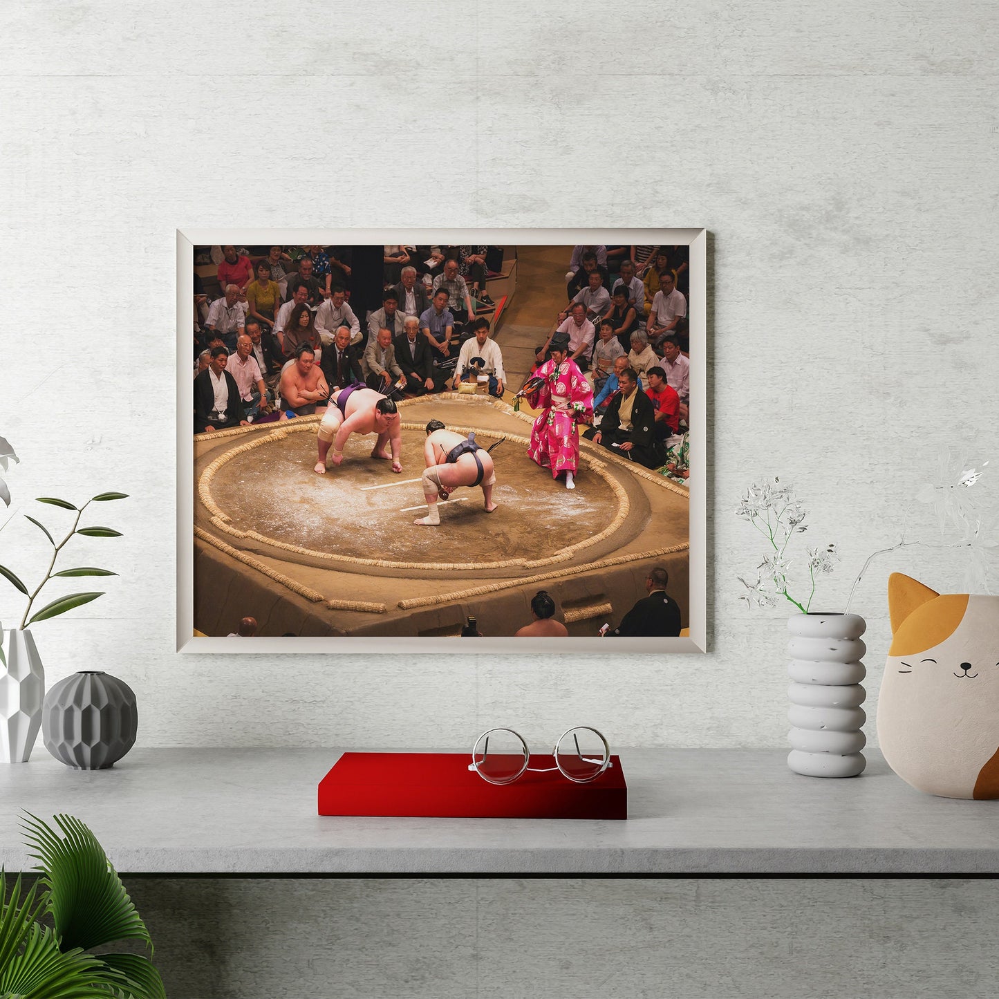 Sumo at the Tokyo Grand Tournament Photography Print