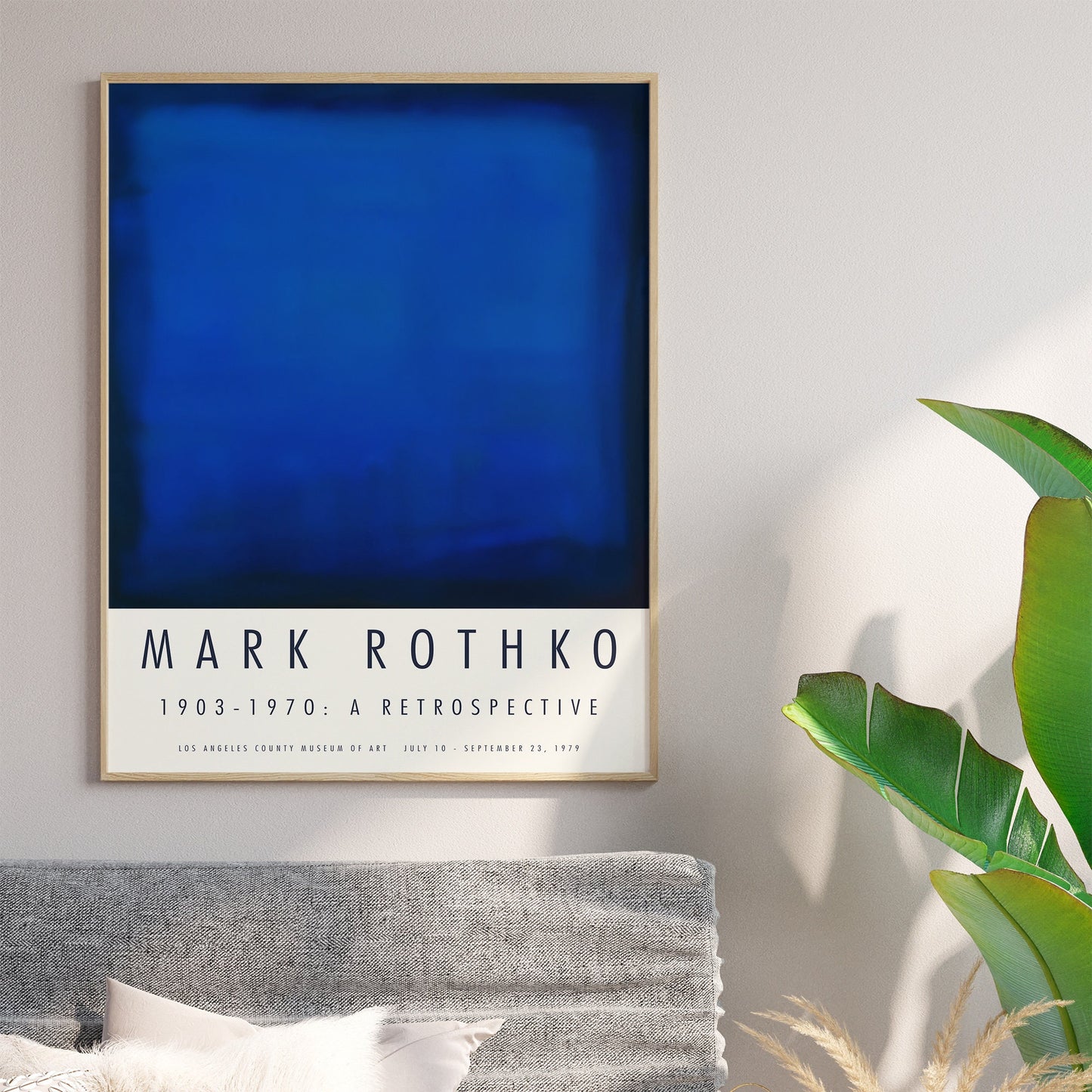 Mark Rothko 1969 Los Angeles Exhibition Poster