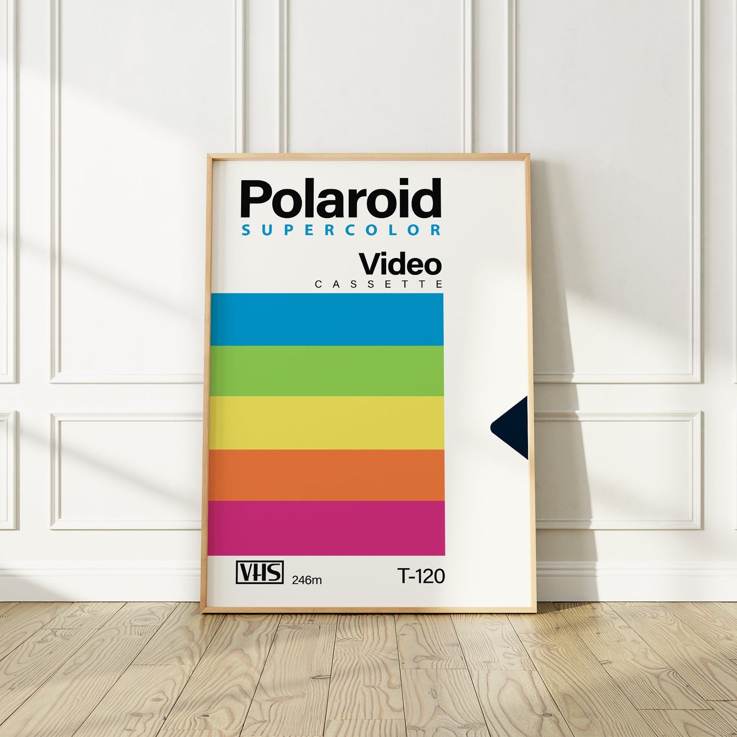 Retro Polaroid 80s VHS Tape Poster