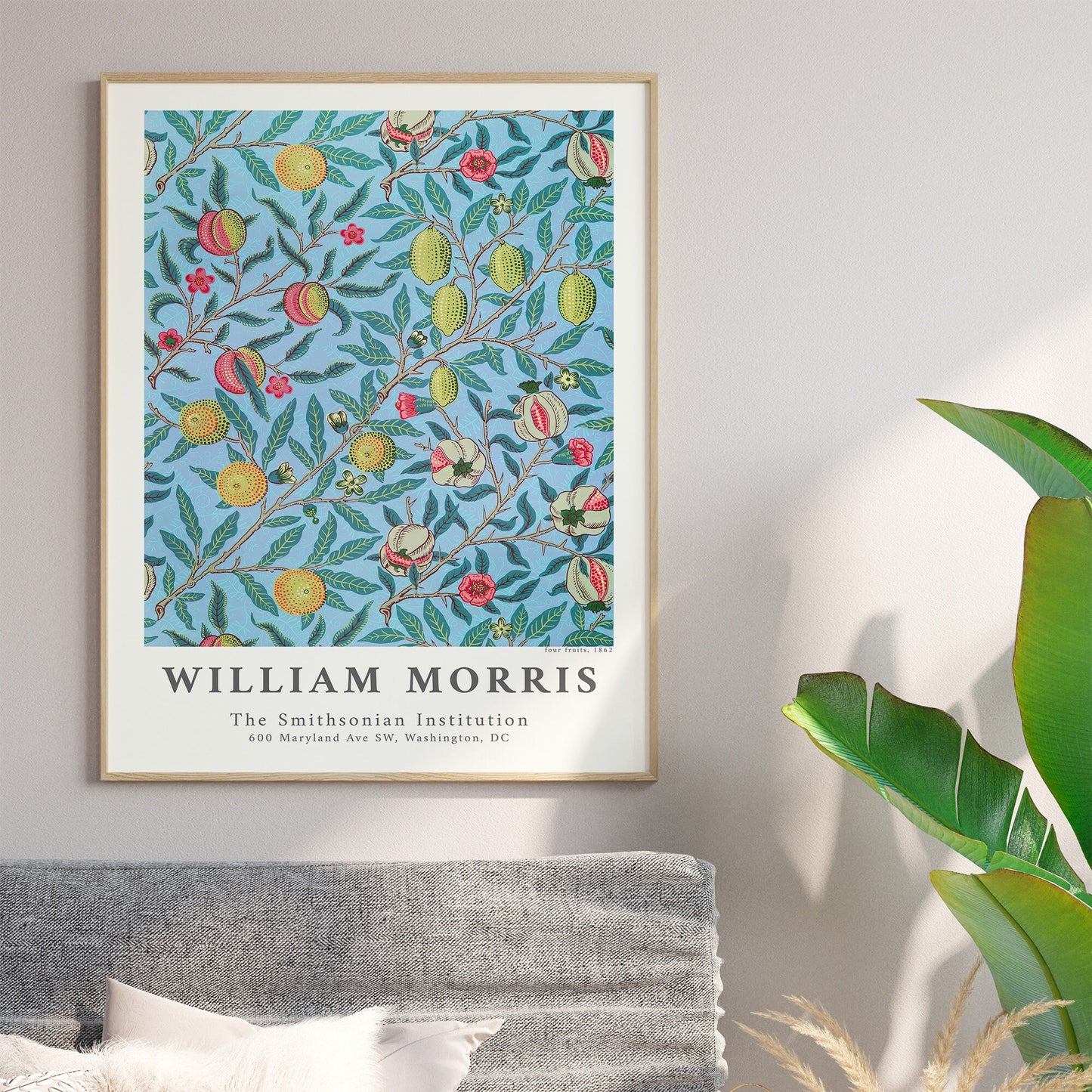 Flowers Pattern Art Print by William Morris