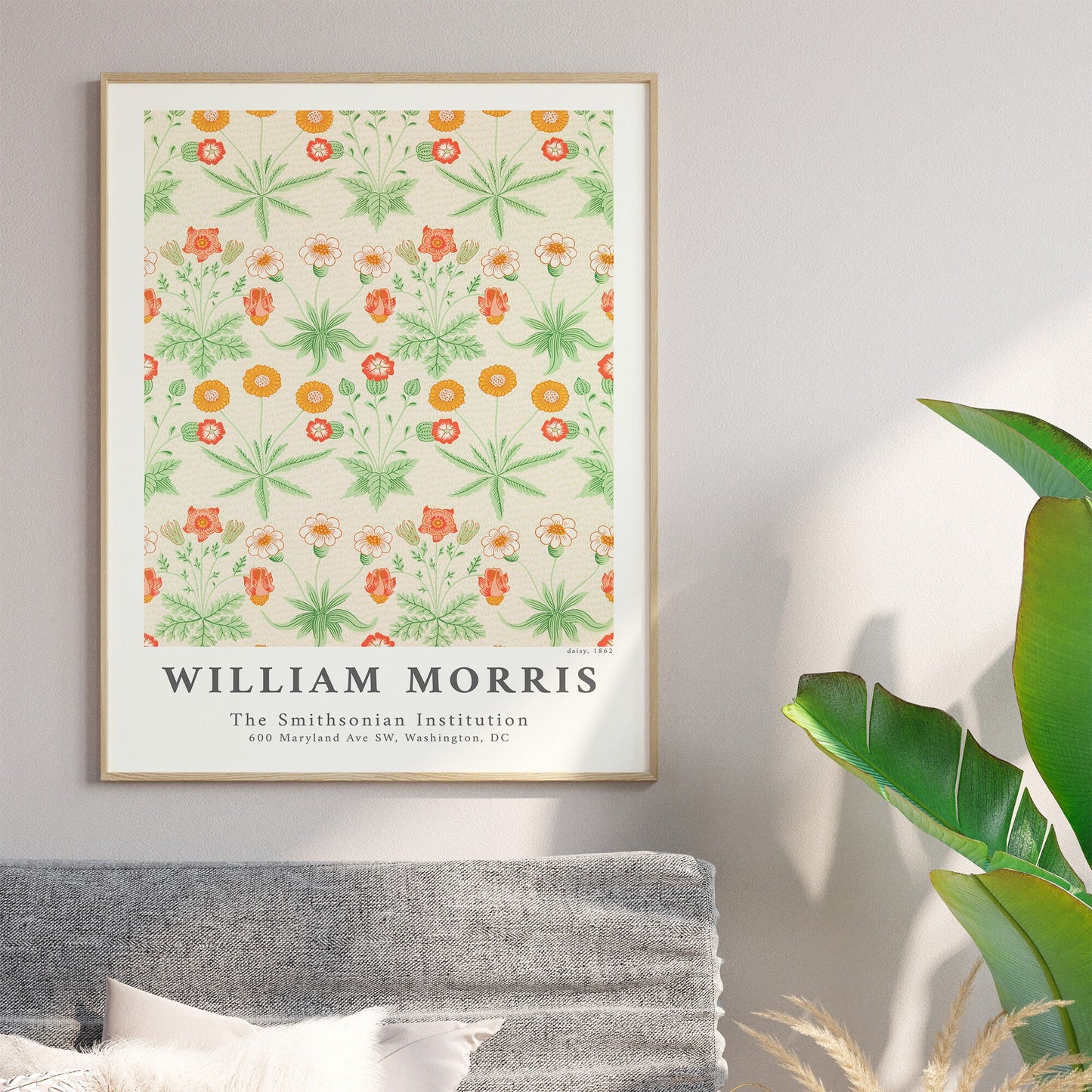 Flowers Pattern Art Print by William Morris