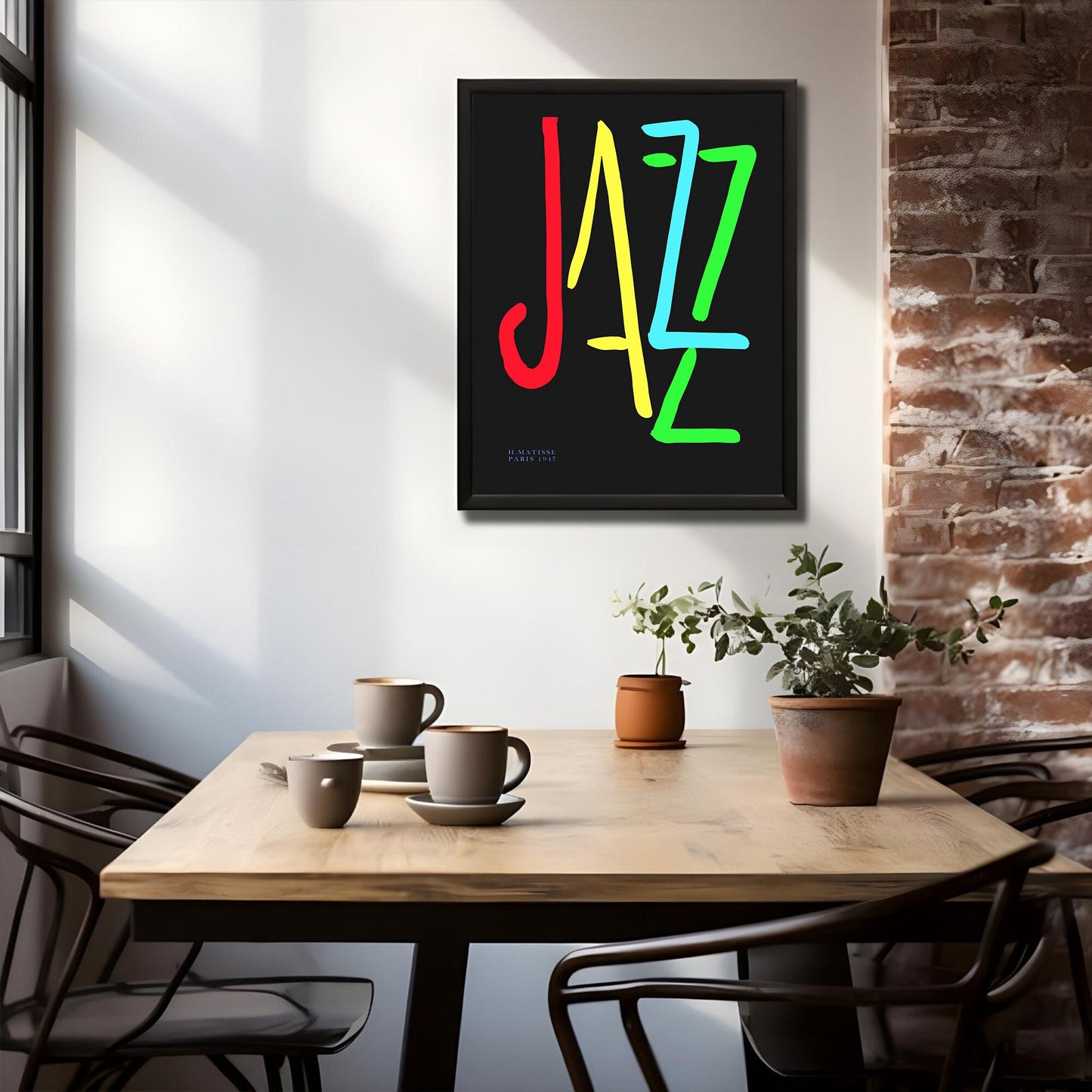 Vibrant Henri Matisse "JAZZ" Art Print, Made in Paris in 1947