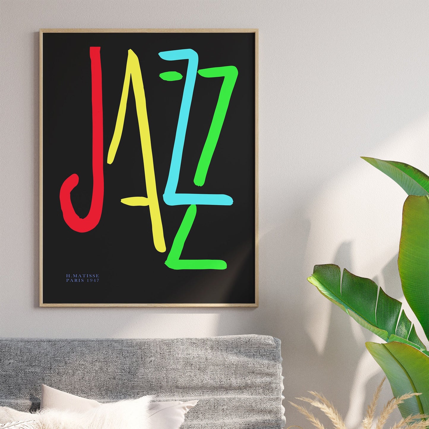 Vibrant Henri Matisse "JAZZ" Art Print, Made in Paris in 1947