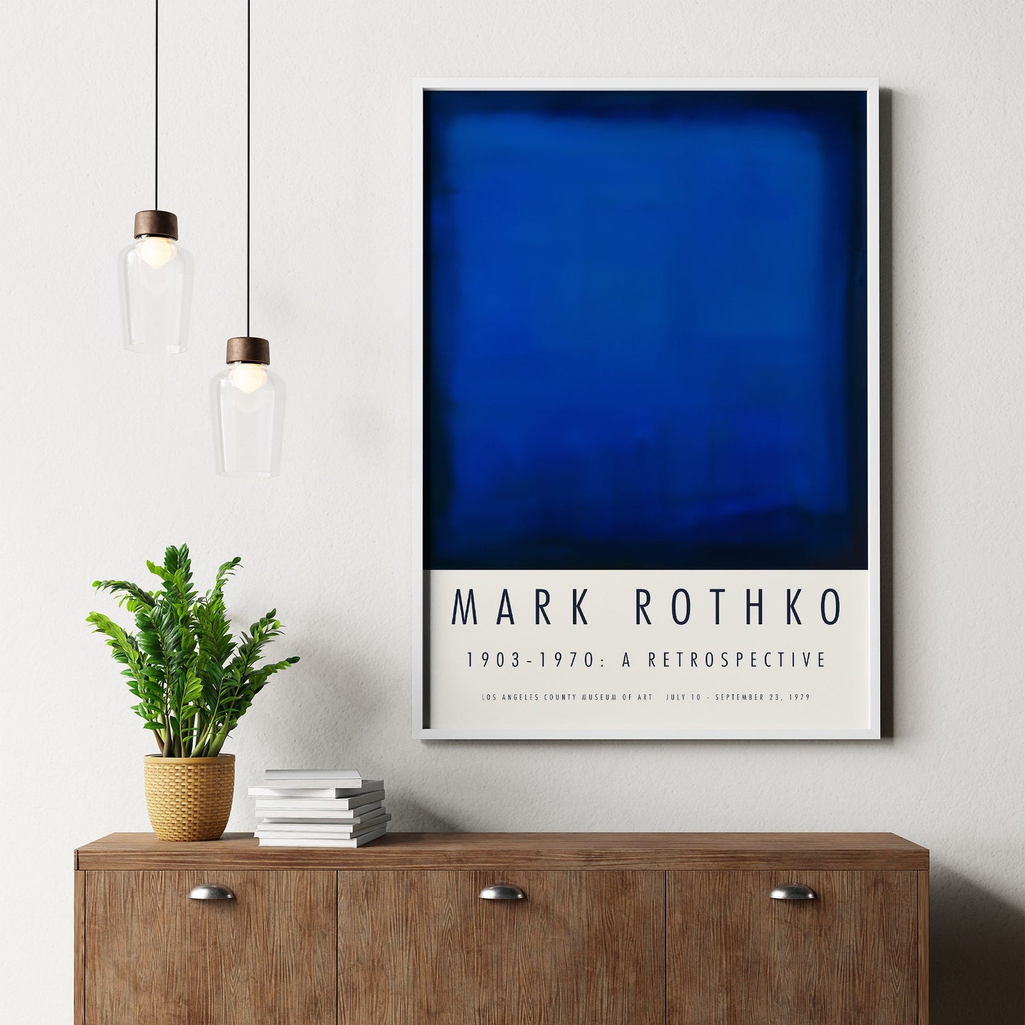 Mark Rothko 1969 Los Angeles Exhibition Poster